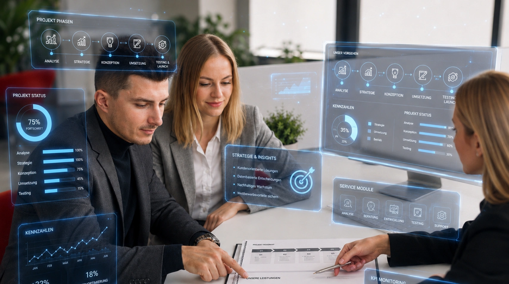We provide end-to-end product strategy and consulting