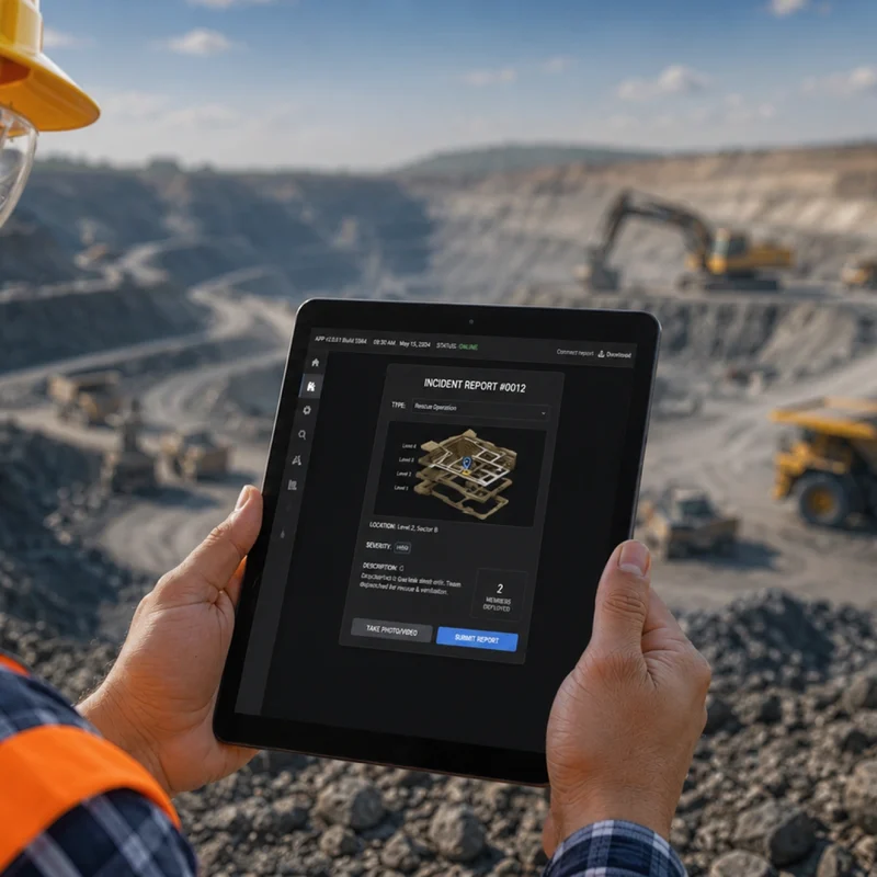 Mining & Rescue Operations Management Platform Slide-3 v1